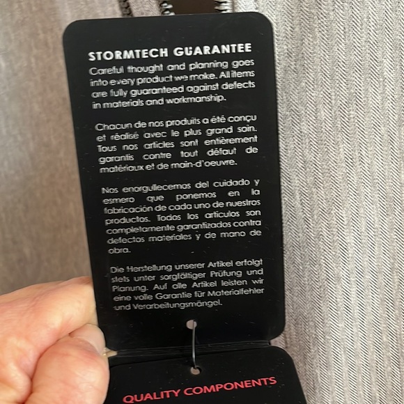 NWT Awesome Stormtech Performance Men’s Gray Jacket, great details and quality! - Picture 7 of 11